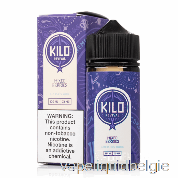 Vape Smaken Gemengde Bessen - Kilo Revival - 100ml 0mg